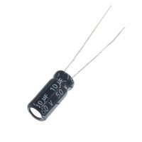 10uF 50V 5x11 elektrolytický kondenzátor