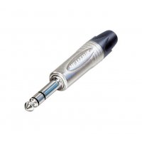 NP3X káblový samec Jack stereo 6,3mm, silver