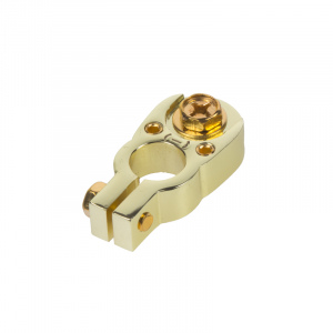 Pozlatená svorka (-) pólu baterie (2 in) 2x8,5 mm2