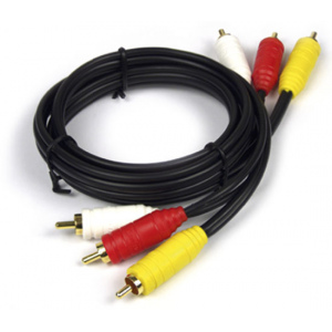CLM143 stereo RCA a video kábel 3m