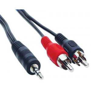 2RCA/Jack kábel 2xCinch-Jack 3,5 stereo, 3m