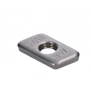 E1-PLAM nerez závitová doska pre profily M8