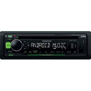 KDC110UG autorádio CD USB AUX 4x50W zelene