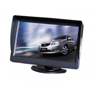 IC4 LCD monitor 4,3  čierny na palubnú dosku