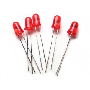 LED 5mm červená-blikajúca dioda