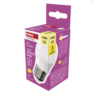 LED žiarovka Classic Mini Globe / E27 / 2,5 W 